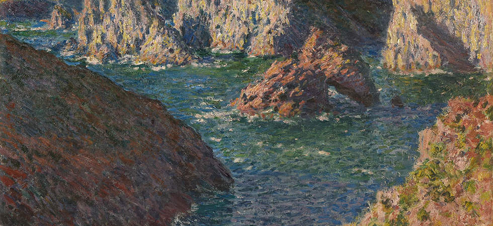 Claude-Monet,-Les-rochers-de-Belle-Île©MBA-Reims-C.Devleeschauwer En route vers l’impressionnisme - Lodève