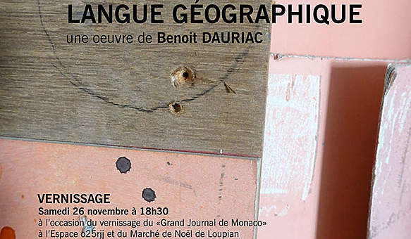 Benoit Dauriac "Langue Géographique" - Loupian