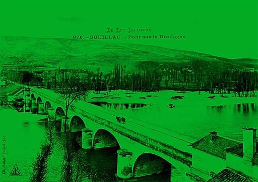 Festival Résurgence - Construction Vivante - Souillac Visuel de l’exposition Construction Vivante : Souillac pont sur la Dordogne ©Collection Jean-Pierre Magne