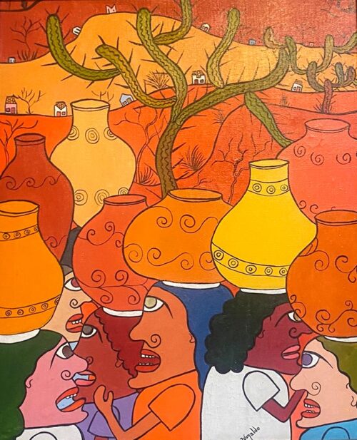 Exposition Brésil, Identités - Lodève Ivonaldo Veloso de Melo, dit Ivonaldo (1943-2016), Feira de Caruaru (Marché de Caruaru), 1969 Crédit : Musée de Lodève
