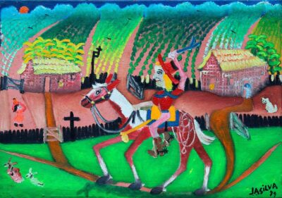 Exposition Brésil, Identités - Lodève José Antonio da Silva (1909-1996), O cavalhiero (Le cavalier), 1979 Crédit : J. Ardies/Y.Refalo/L.Reis