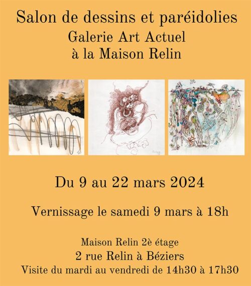 8ème salon de dessins et paréidolies - Béziers