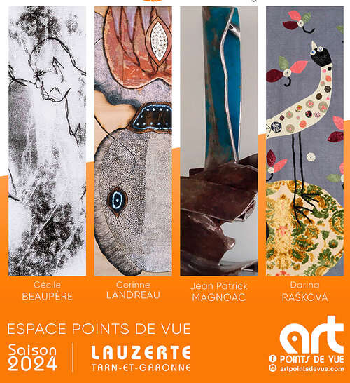 Exposition juin 2024 - Art Points de Vue - Lauzerte