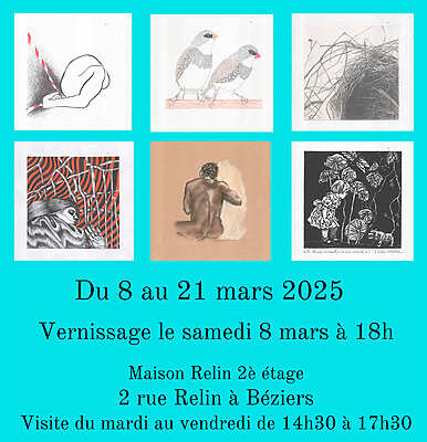 9è salon de dessins et paréidolies - Béziers