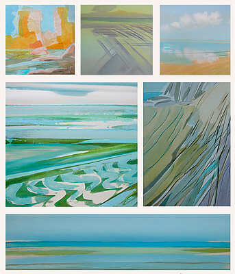 Marie-Louise Van Den Akker - Vue sur la mer - Montauban