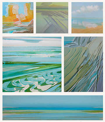 Marie-Louise Van Den Akker - Vue sur la mer - Montauban