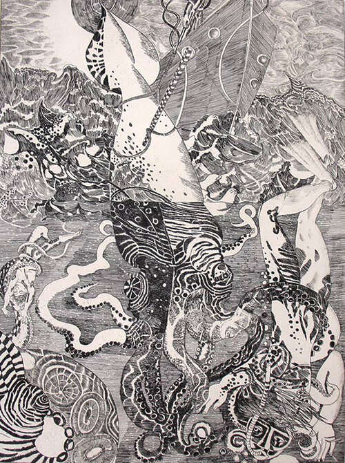 Elke Daemmrich - Gravures de trois décennies - Sérignan