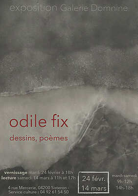 Odile Fix – Dessins et poèmes - Sisteron