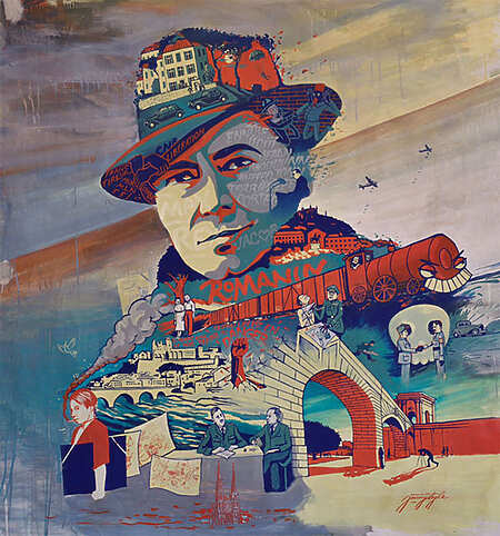 Hommage à Jean Moulin - Œuvres de Liberté - Eygalières