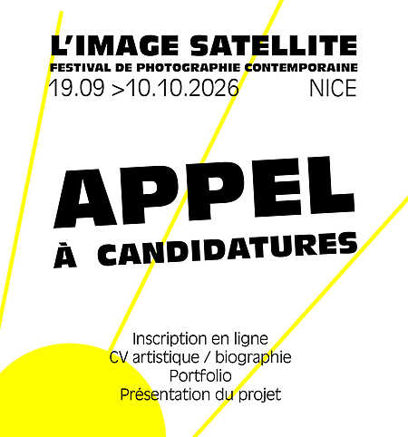 Appel à candidatures - Festival L’Image Satellite 2026 - Nice