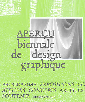 Aperçu – Biennale de design graphique – Bordeaux