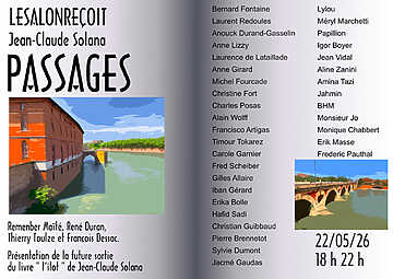 Le Salonreçoit Jean-Claude Solana – Passages – Toulouse