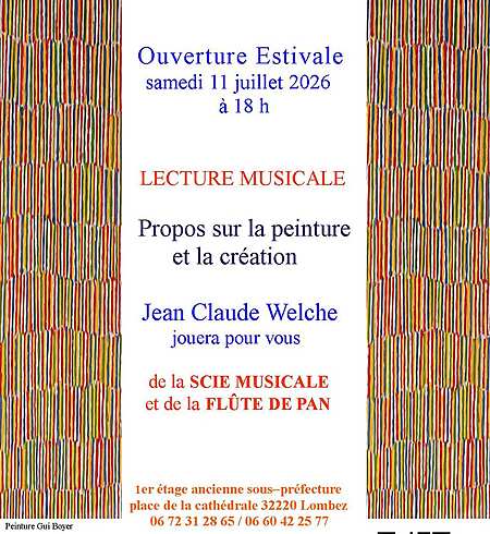 Estival de l'Espace des arts Gui Boyer – Lombez