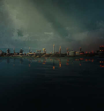 Raphaël Samakh - Jour de nuit - Port-de-Bouc