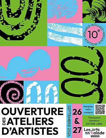Arts en Balade 2026 - Ouverture d'Ateliers d'artistes - Toulouse