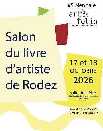 Biennale Salon du livre d'artiste 2026 - Rodez