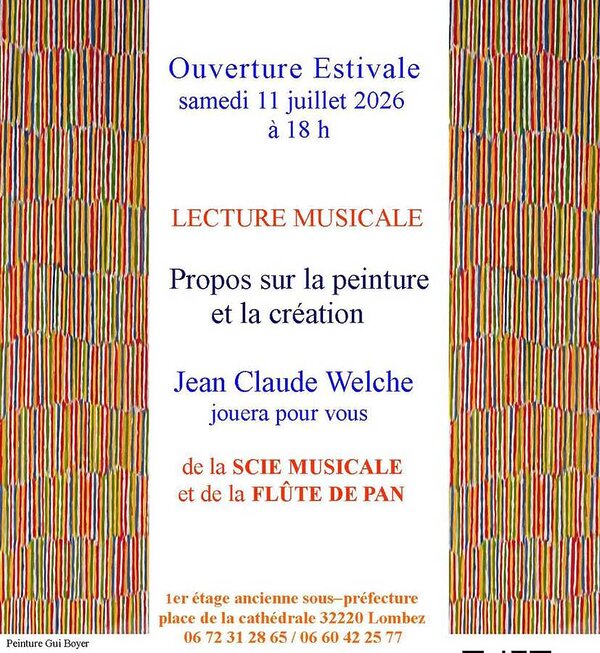 Estival de l'Espace des arts Gui Boyer – Lombez